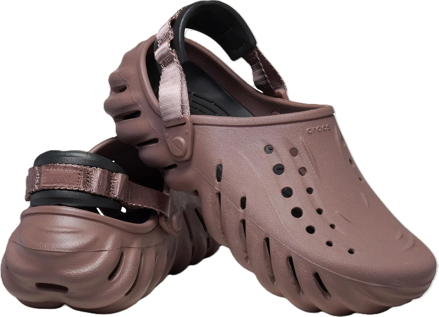 Кроксы Unisex WNBA Echo Clogs Wooden Shoes Crocs, Truffle — фото 2