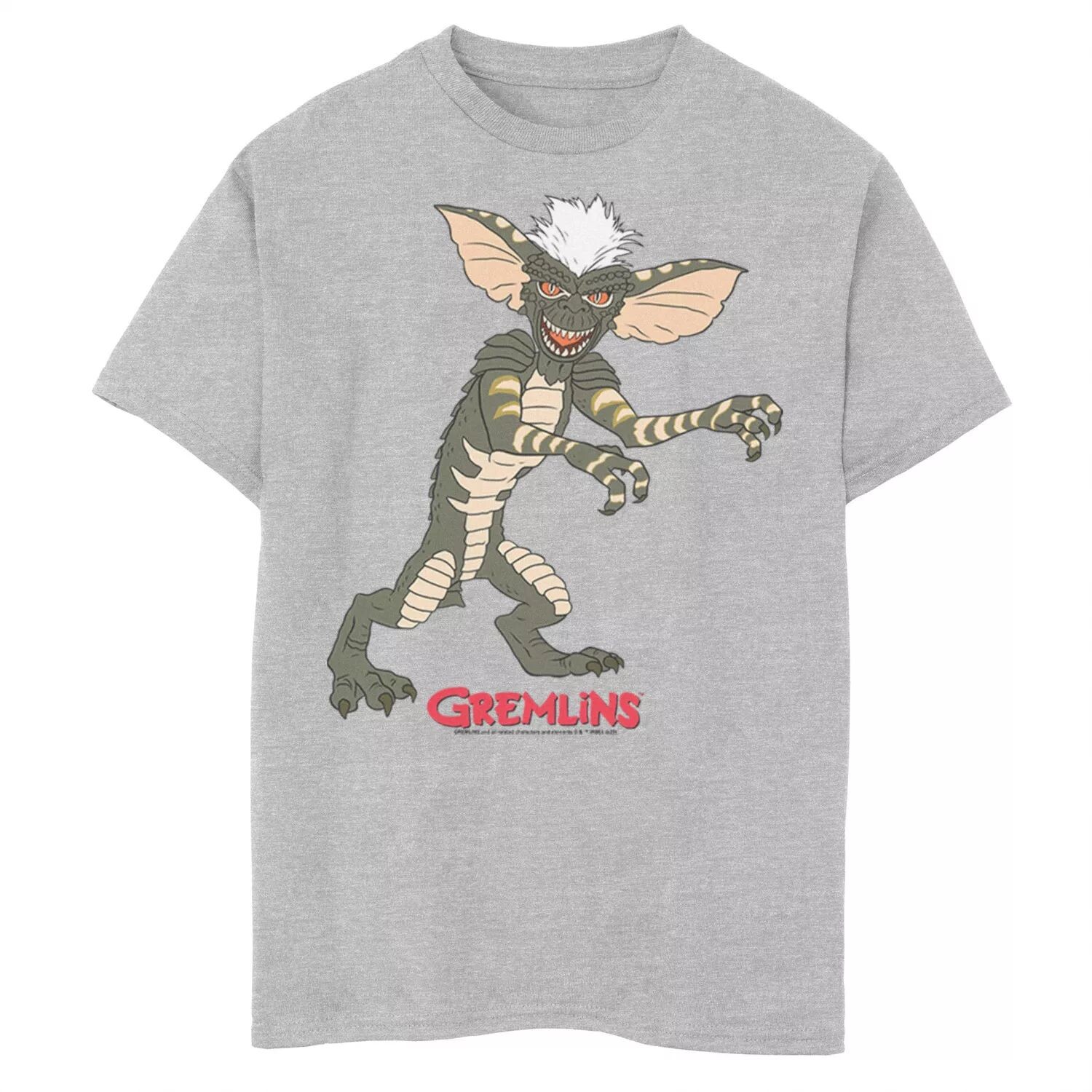 

Футболка с большим портретом и рисунком «Гремлины» в полоску для мальчиков 8–20 лет Licensed Character