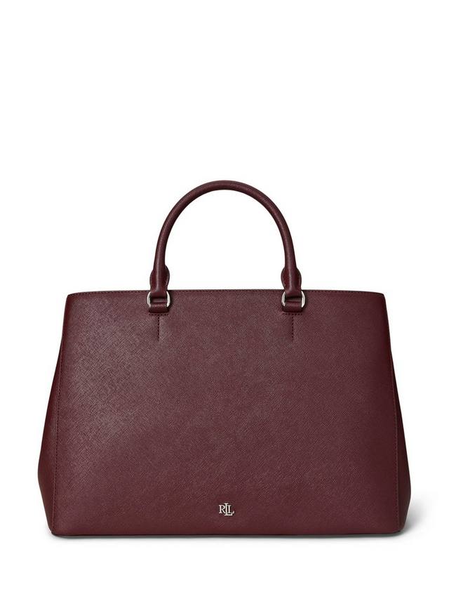 

Сумка-портфель Lauren Hannah из кожи большого размера Ralph Lauren, Dark Garnet