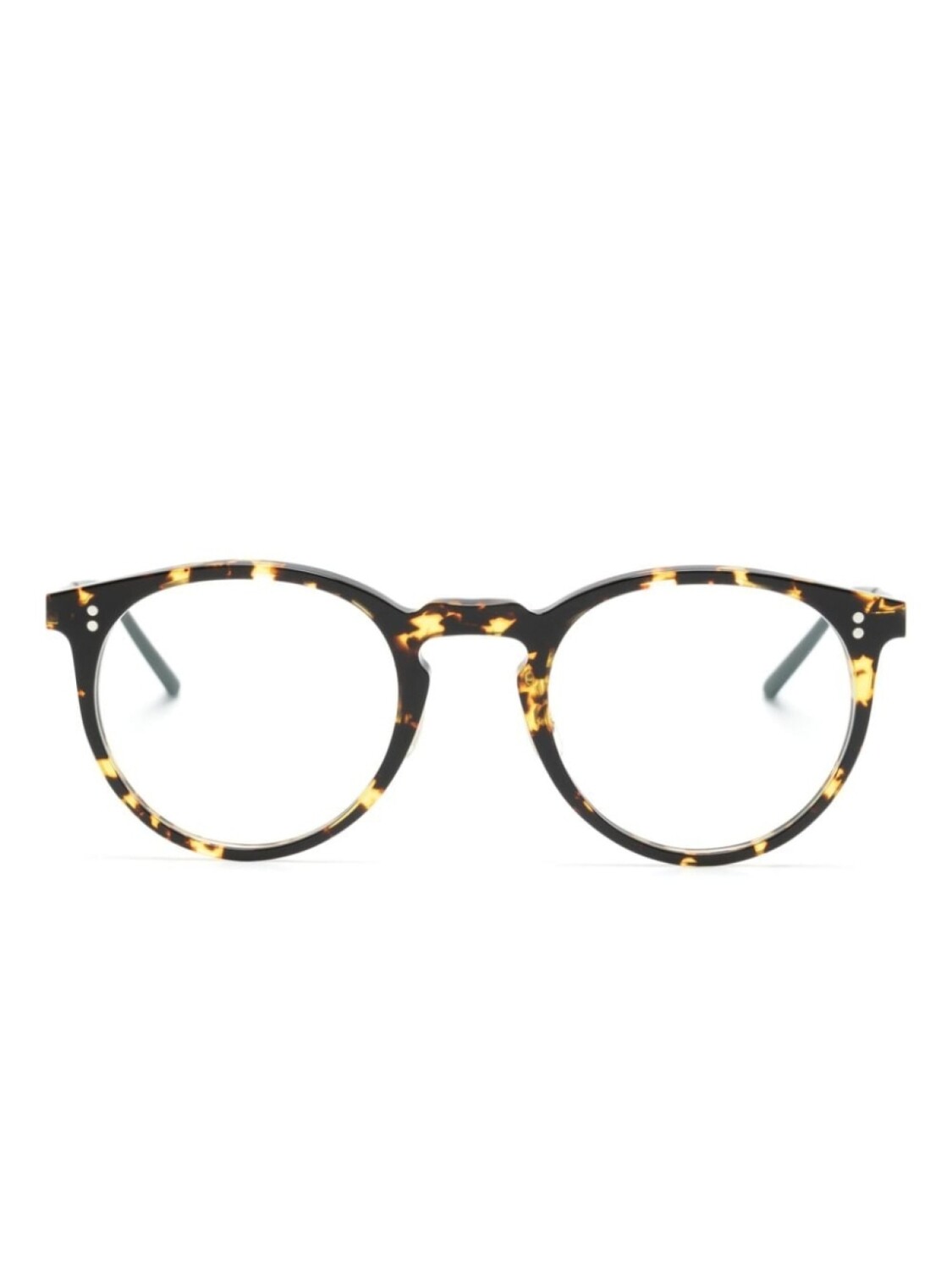 

Oliver Peoples очки в круглой оправе черепаховой расцветки, черный
