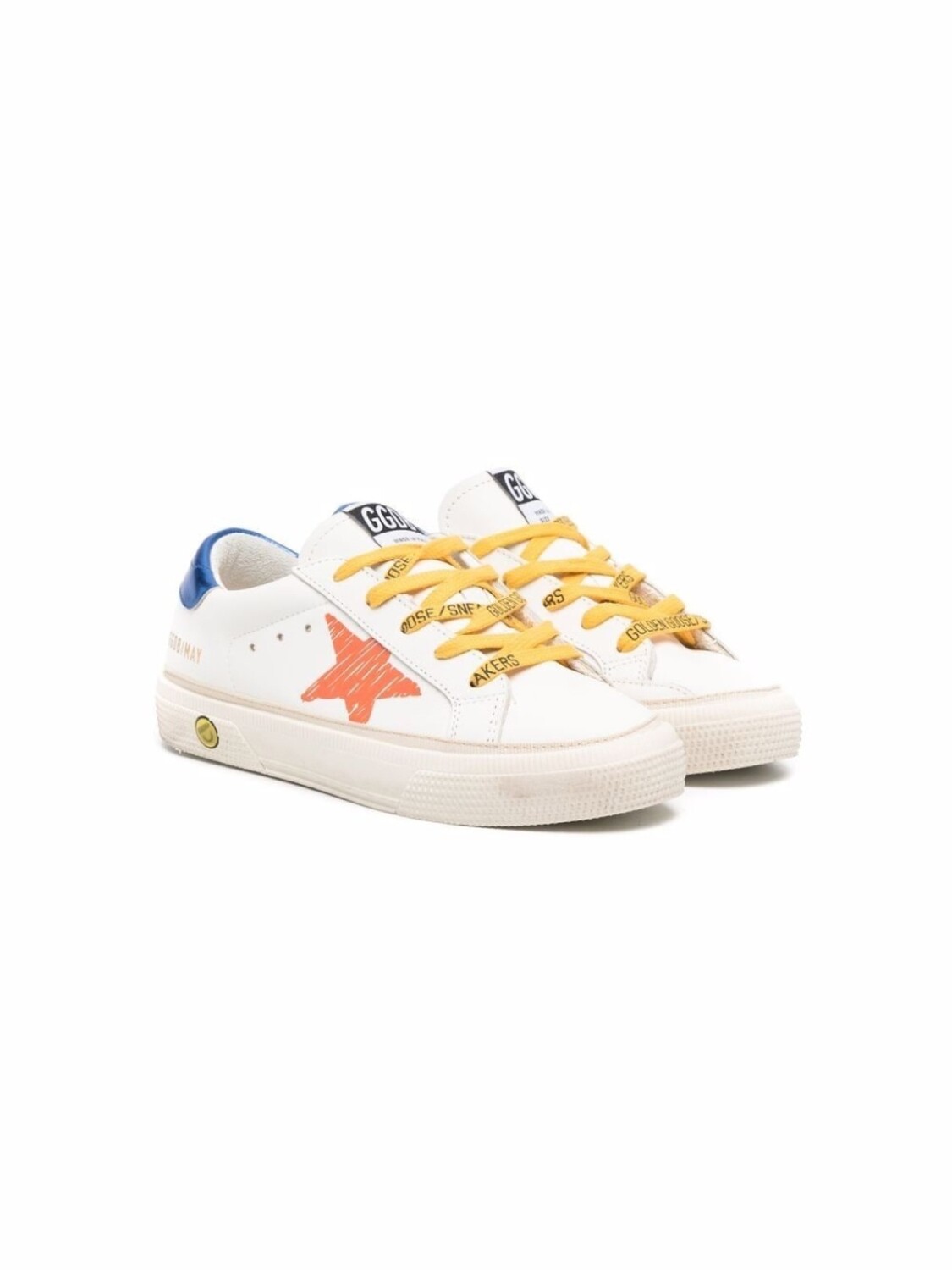

Golden Goose Kids кеды на шнуровке, белый