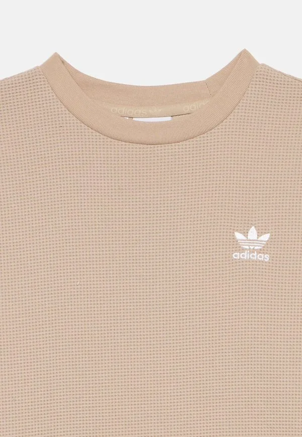 Детская базовая футболка Adidas Originals, Stone Khaki — фото 4