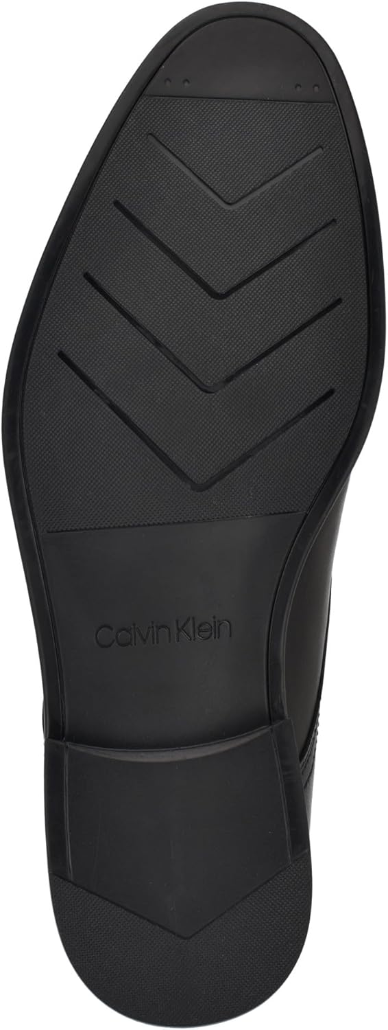 Ботильоны Calvin Klein Javin для мужчин, Black Leather 001 — фото 4