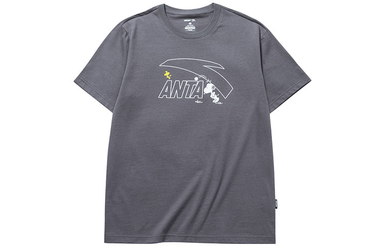 

Футболка Unisex Anta x Snoopy серая
