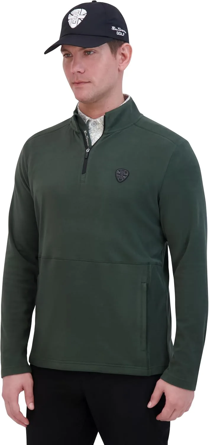 

Ben Sherman мужской свитер с молнией на четверть — легкий, повседневный