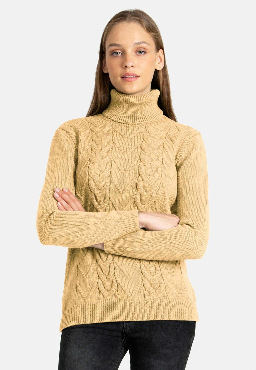 

Свитер Turtle Neck Williot, бежевый