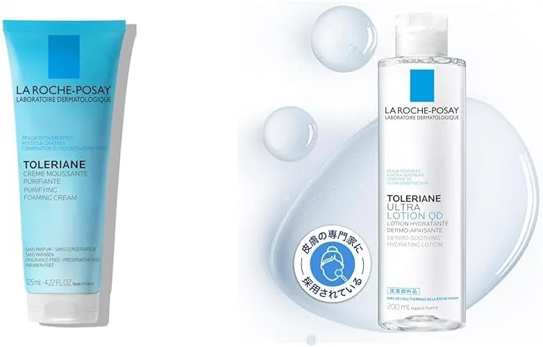 Гель для умывания La Roche-Posay — И Toleriane Foaming Cleanser + Toleriane Medicinal Moisture Lotion