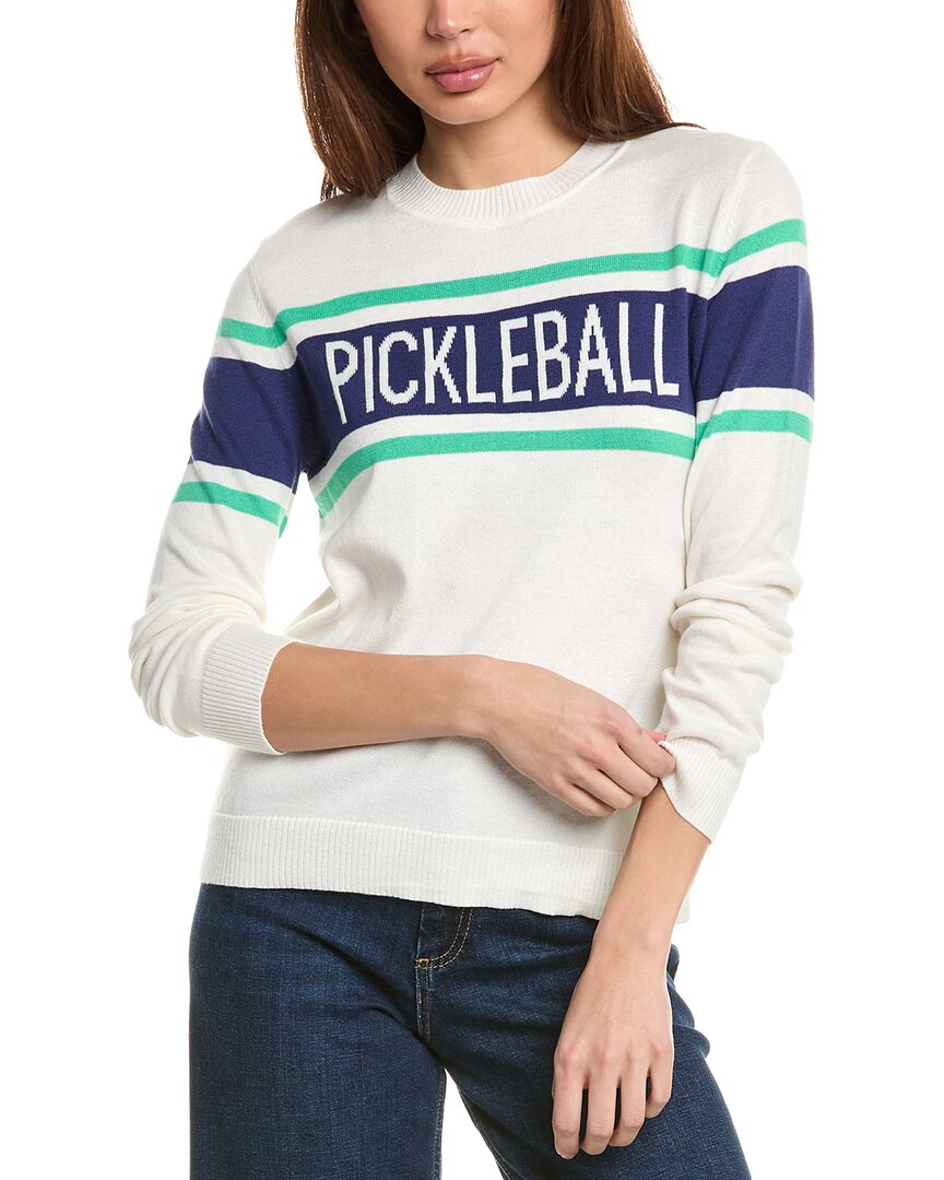 

Свитер Hannah Rose Pickleball в технике интарсия из кашемира