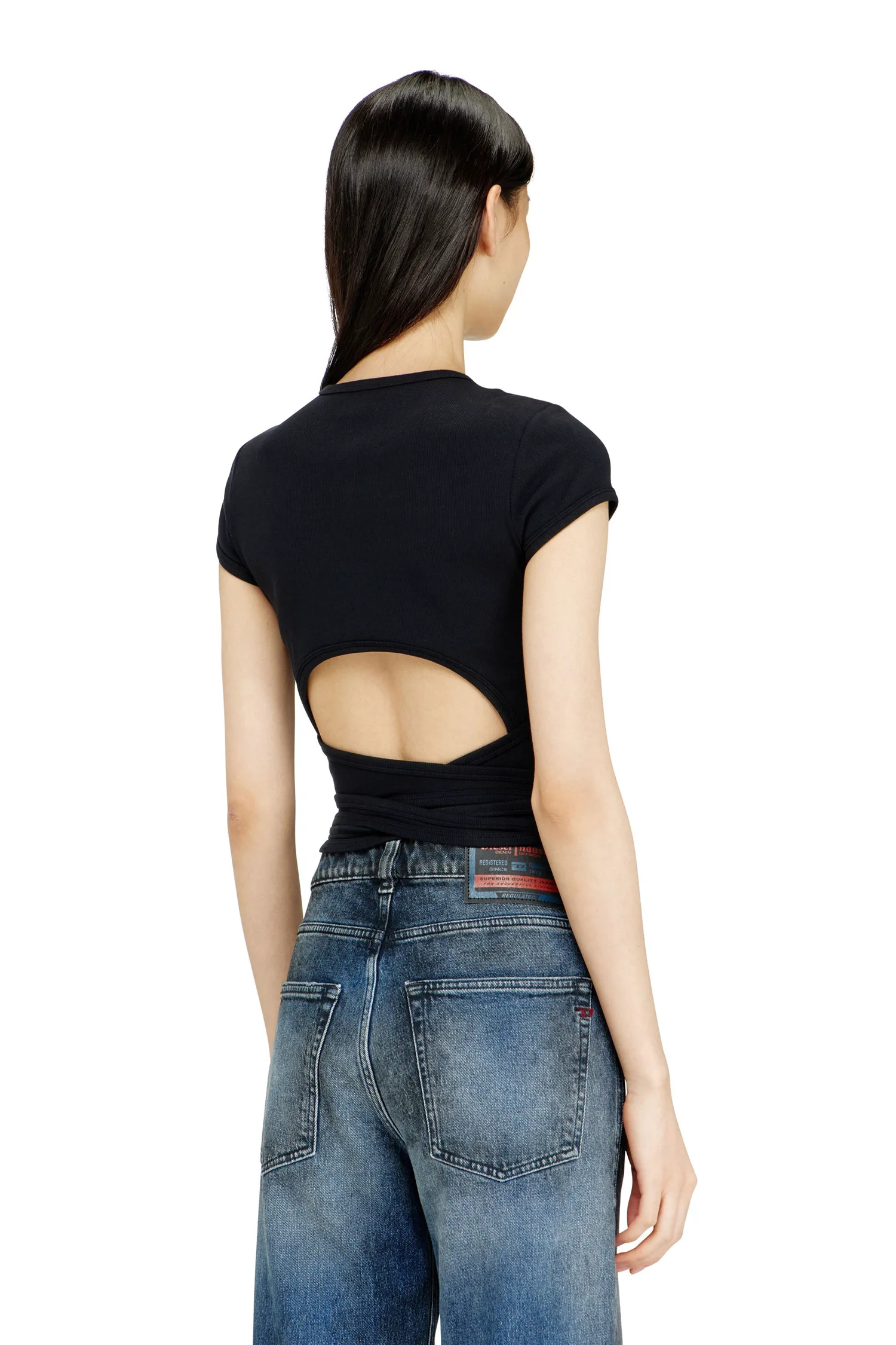 Женская футболка T-BUNNY-TAIL-S1 Diesel, black — фото 4