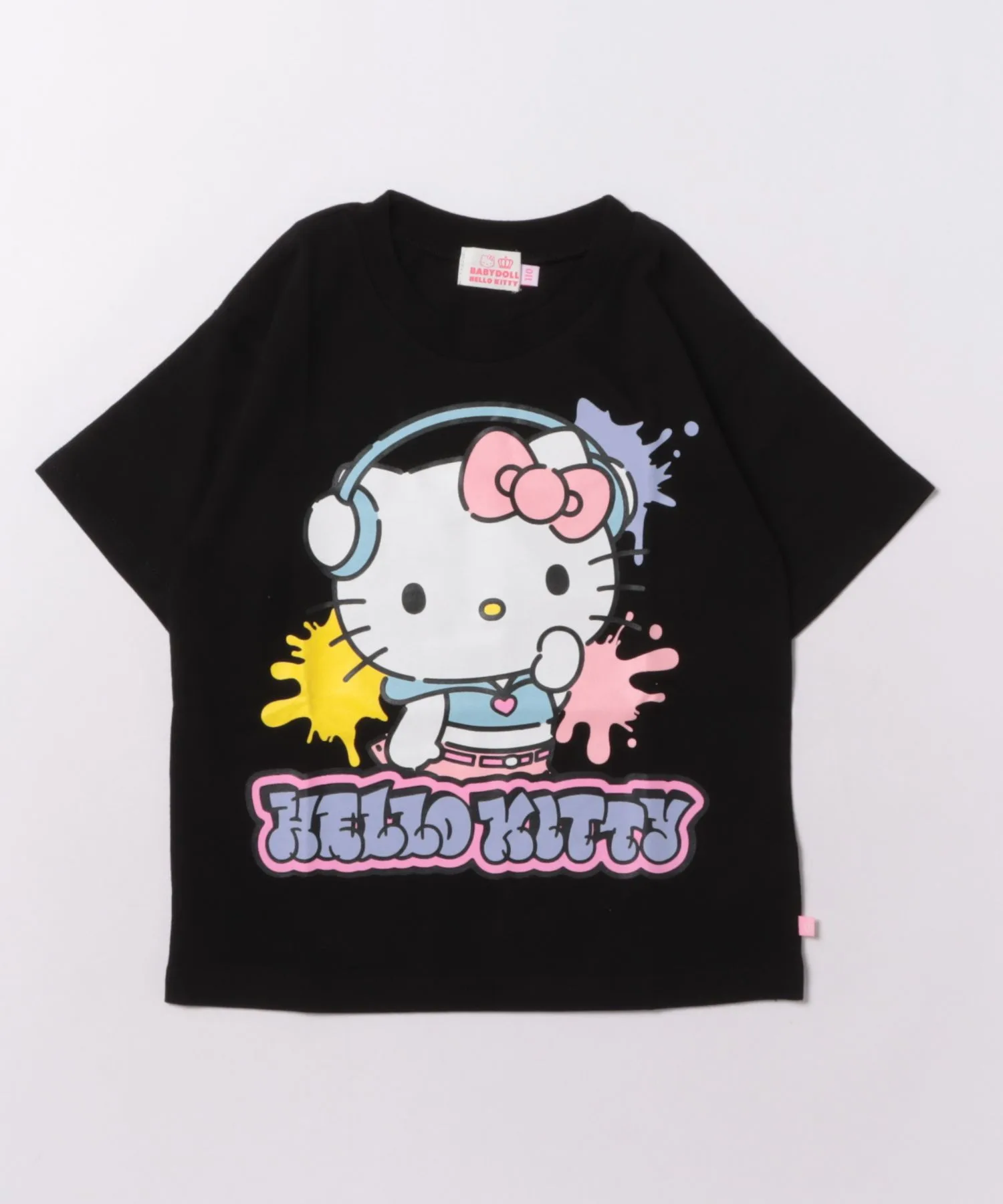 Детская футболка с принтом Sanrio BABYDOLL разноцветная