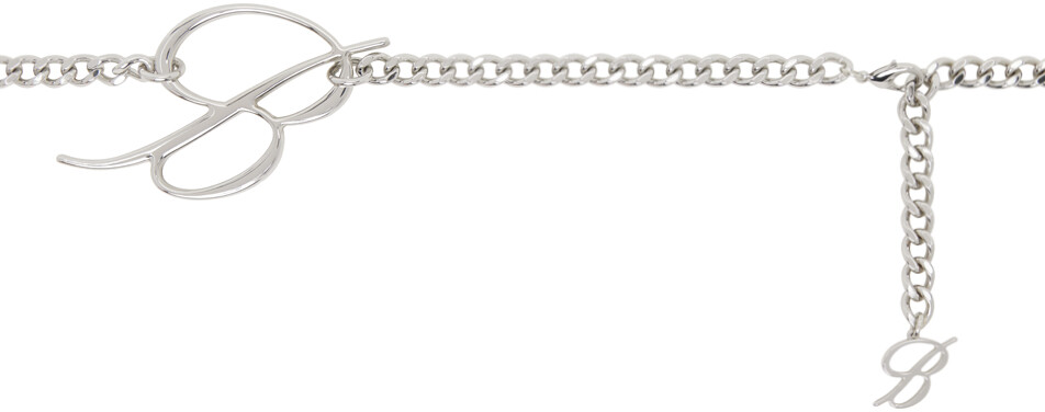 

Ремень с монограммой «B» Blumarine, Silver