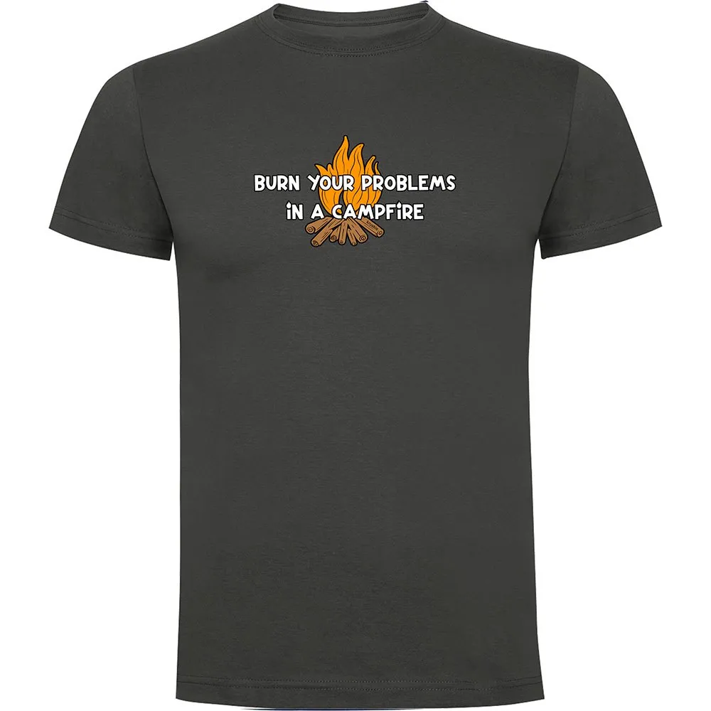 

Футболка Kruskis Burn Your Problems, серый