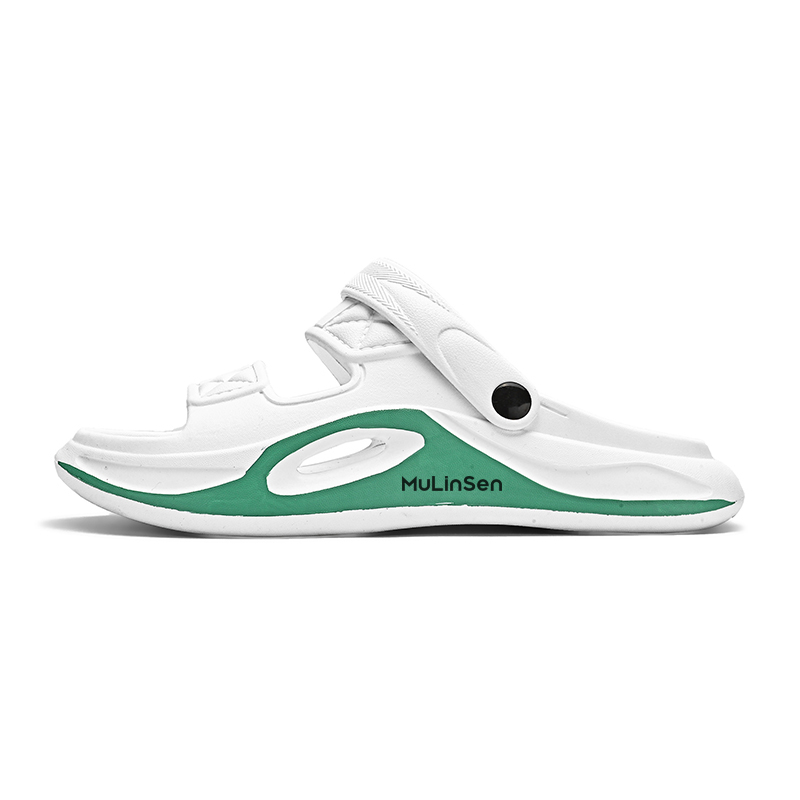 

Mulinsen Пляжные сандалии мужские бело-зеленые, цвет White Green