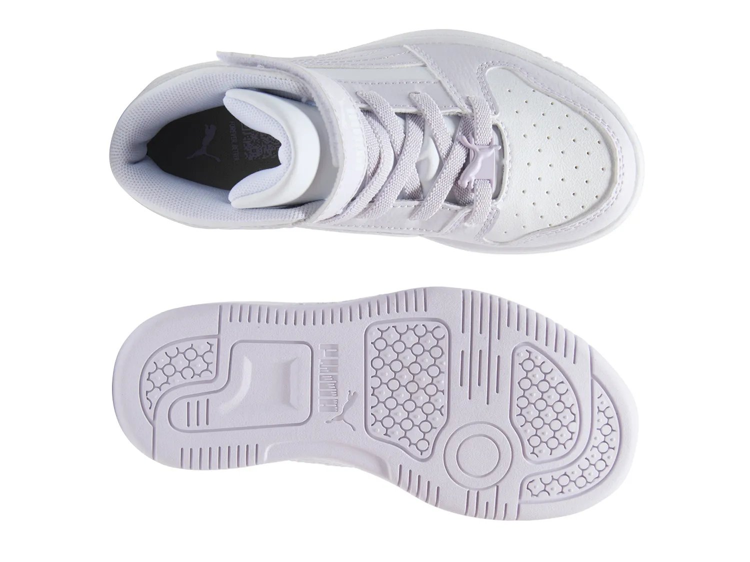 Кроссовки Puma Rebound Layup RCL CAT V Sneaker - Kids', белый — фото 3