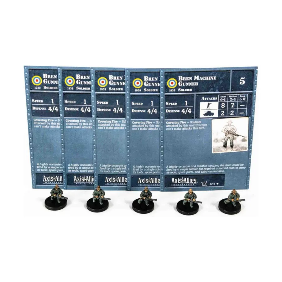 

Брен-пулеметчик (День Д) (C) x5, Axis & Allies - Collectible Miniatures Game - D-Day Singles
