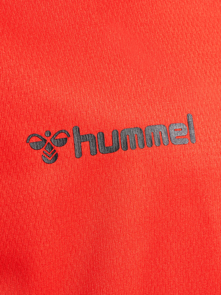 Hummel Футболка Hmlauthentic детская огненно-красного цвета — фото 3