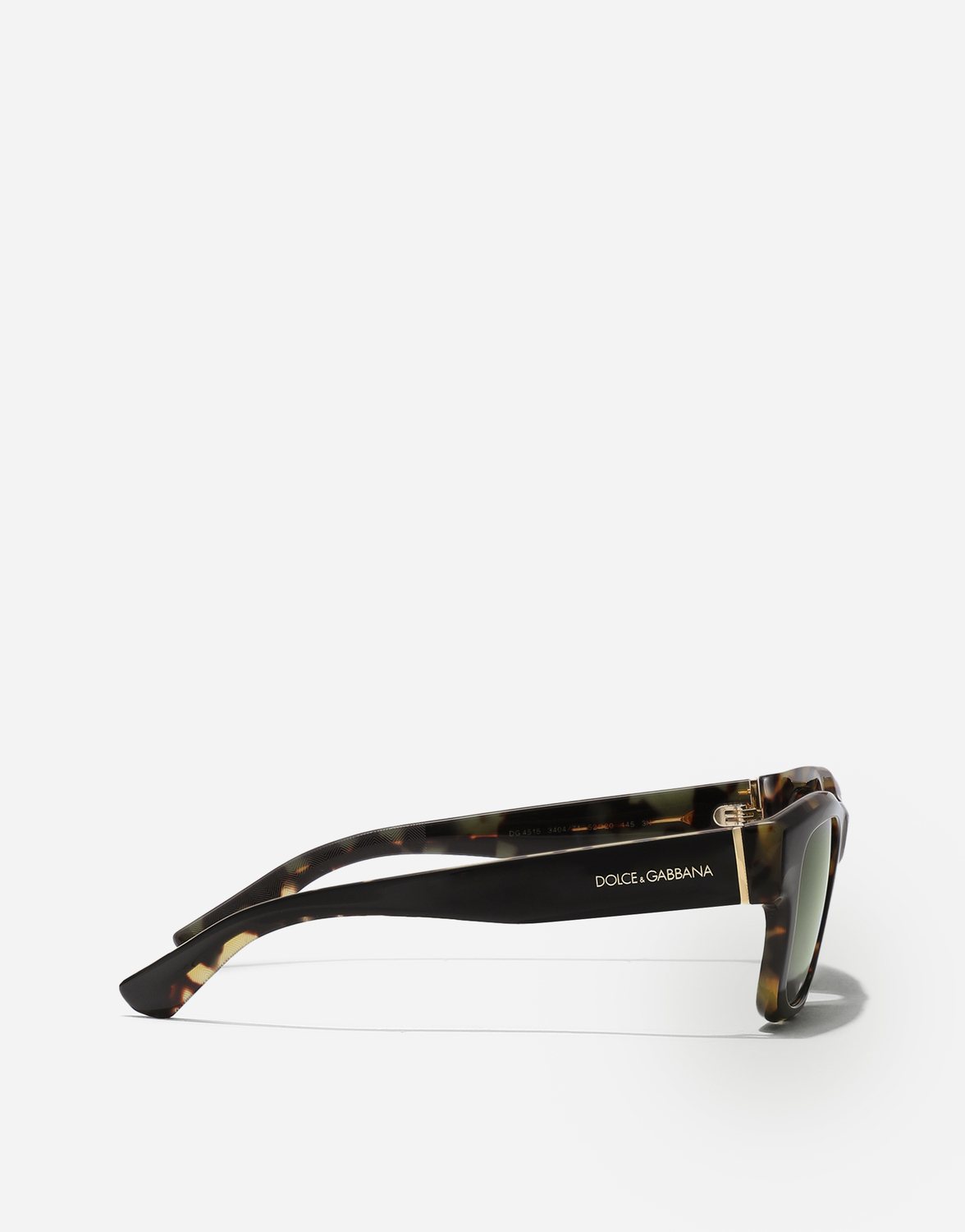Солнцезащитные очки lusso sartoriale Dolce & Gabbana, черный на желтом хаки — фото 3
