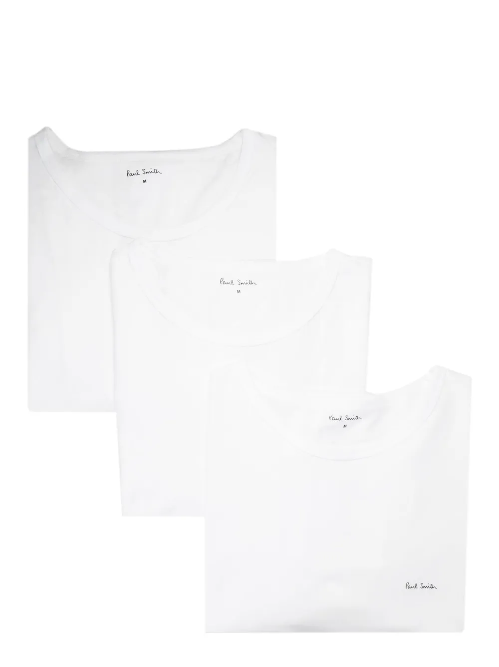 

Комплект из трех футболок с логотипом Paul Smith, белый