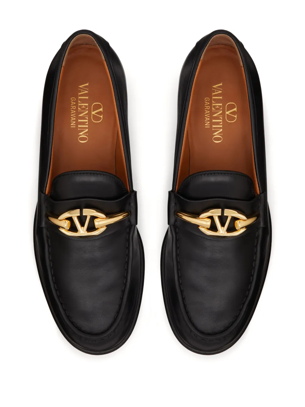 Лоферы с логотипом VLogo Signature VALENTINO GARAVANI, черный — фото 4