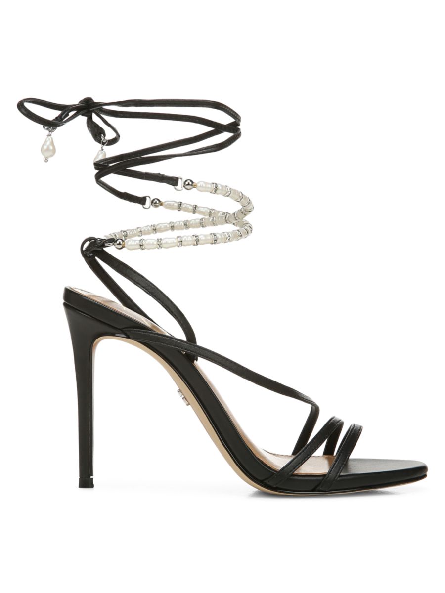 Босоножки на шпильках с ремешками Scarlette Sam Edelman, черный