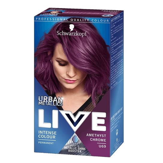 

Стойкая краска для волос U69 Аметист Хром Schwarzkopf, Live Urban Metallics