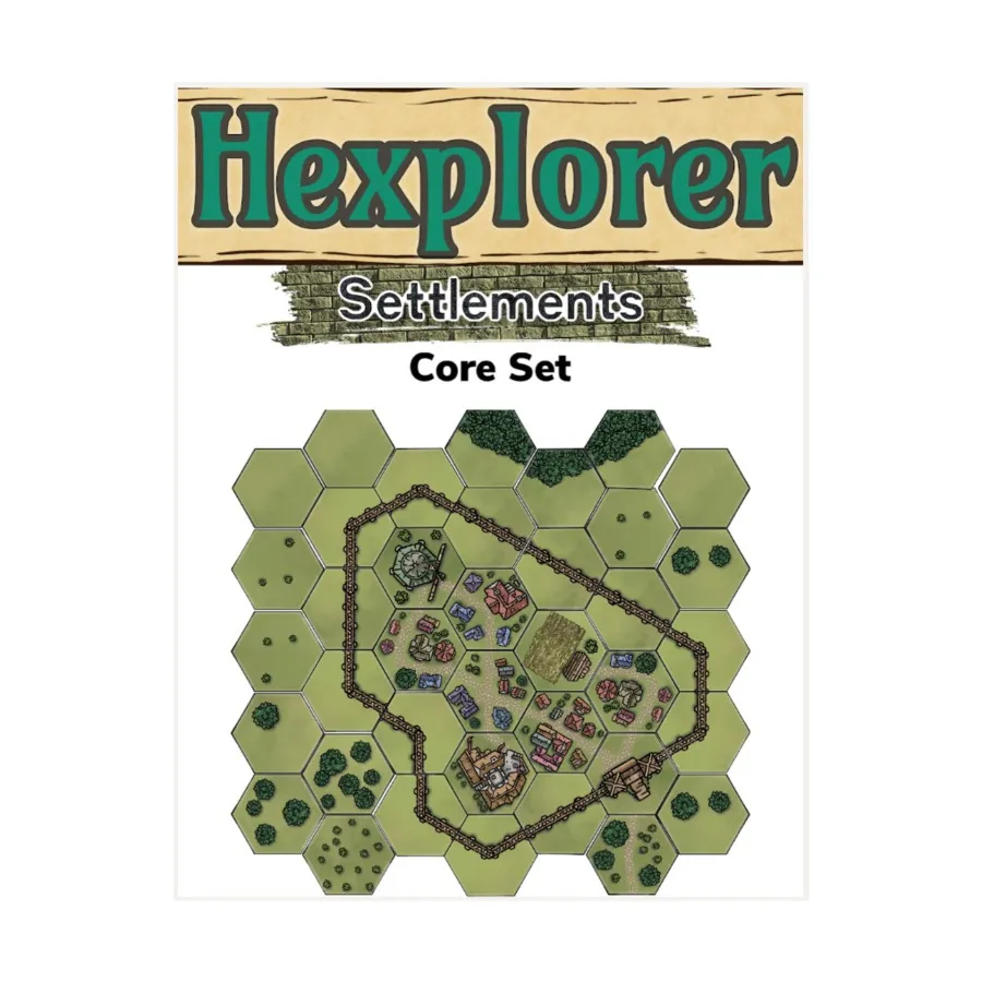

Поселения — базовый набор, Hexplorer Map Tiles - Core & Expansions