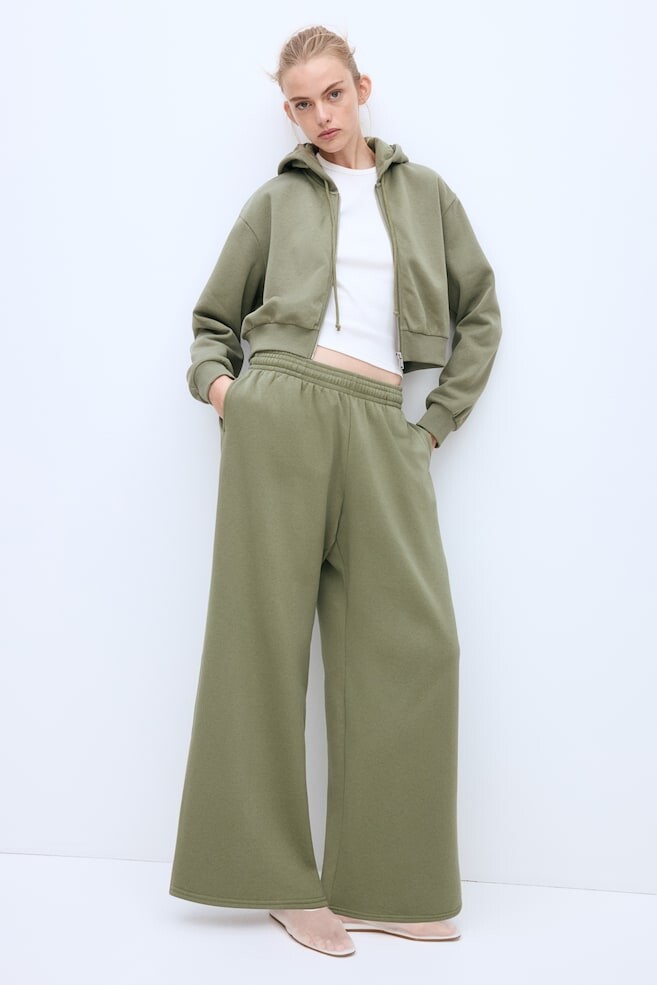 

Широкие спортивные штаны H&M, зеленый