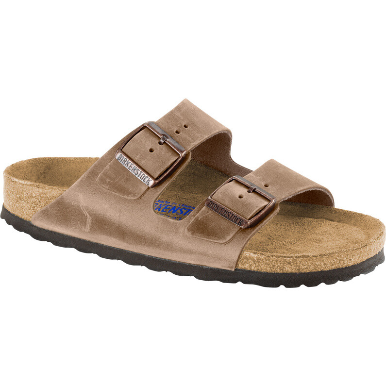 Сандалии Arizona из мягкой кожи, промасленные Birkenstock, бежевый — фото 2