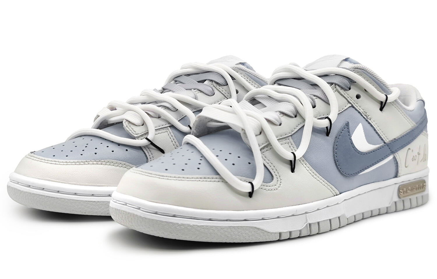 

Кроссовки Nike Dunk Skateboard Shoes Men Low-Top White Gray