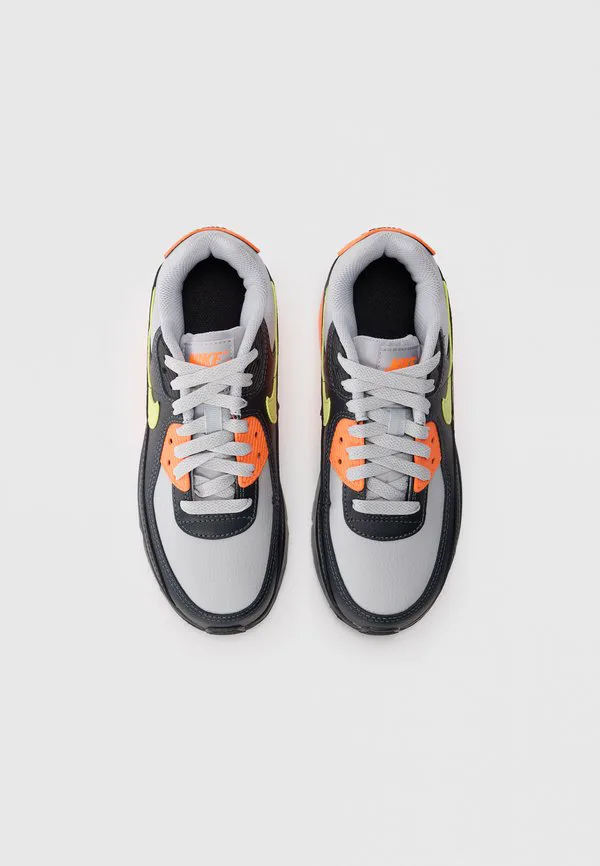 Кроссовки air max 90 унисекс Nike Sportswear, Light Smoke Grey/Limelight/Hyper Crimson/Black — фото 4