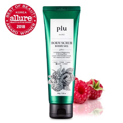 Plu Walnut Body Scrub 3-in-1 Total Care Solution Отшелушивание Увлажнение Plu Scrub — фото 2