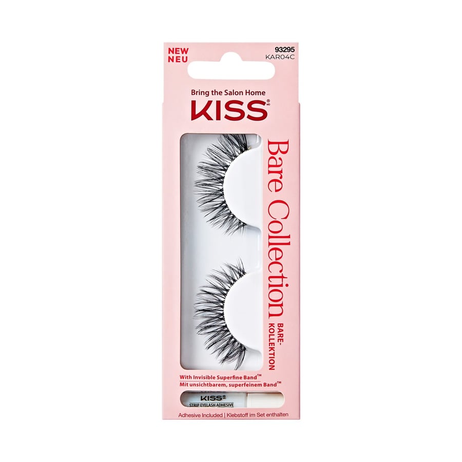 

Kiss, Bare Collection KAR04C супертонкие накладные ресницы, 1 пара