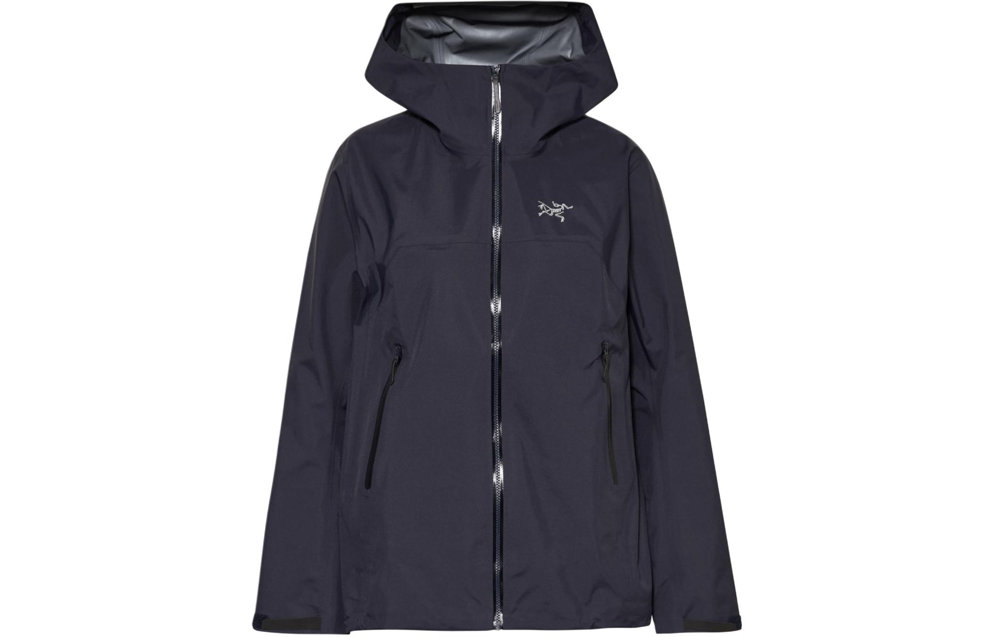 

Женская водонепроницаемая, ветрозащитная, дышащая, водоотталкивающая, легкая ветровка BETA Arcteryx, черный sapphire/черный sapphire