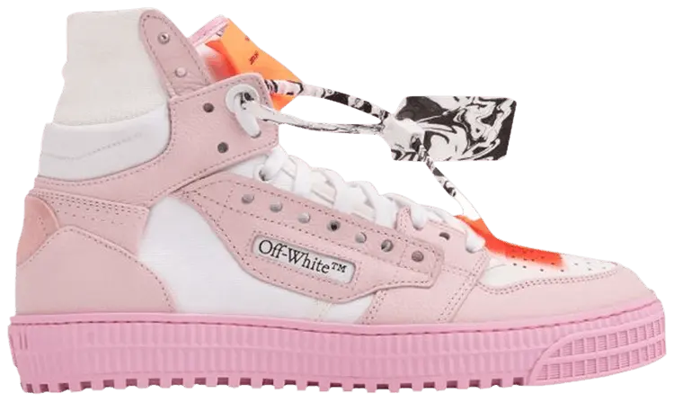 Кроссовки Off-White Wmns Off-Court 3.0 High 'White Pink', розовый