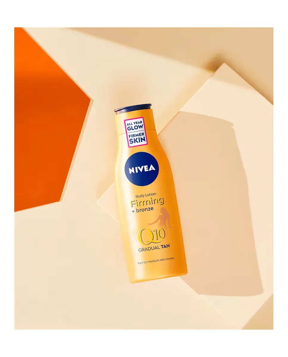 Укрепляющий и автозагарный лосьон для тела Q10, 400 мл Nivea — фото 3