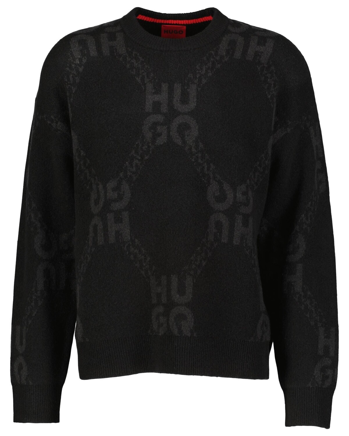 

Вязаный свитер Шаин Hugo, черный