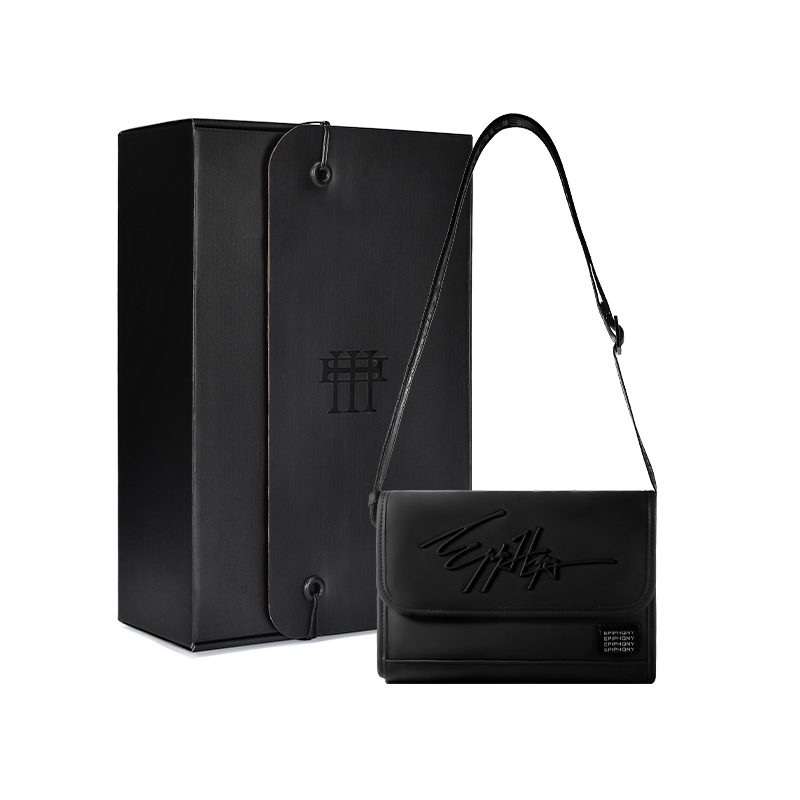 

EPIPHQNY Кроссбод конверт через плечо унисекс черный, Black (Style) Gift Box Set