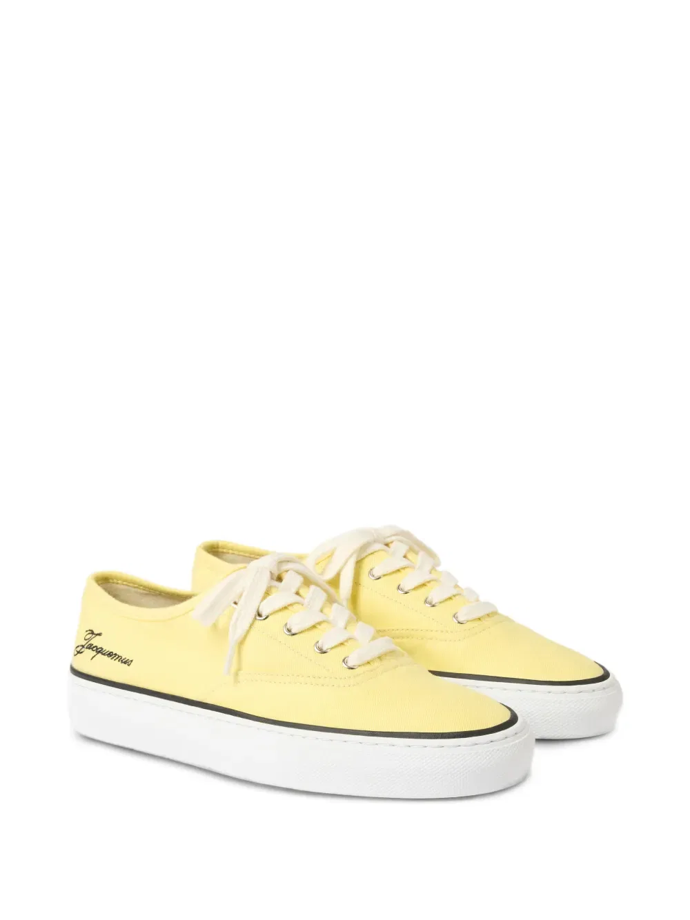 Кроссовки Fefe на шнуровке Jacquemus, желтый — фото 2
