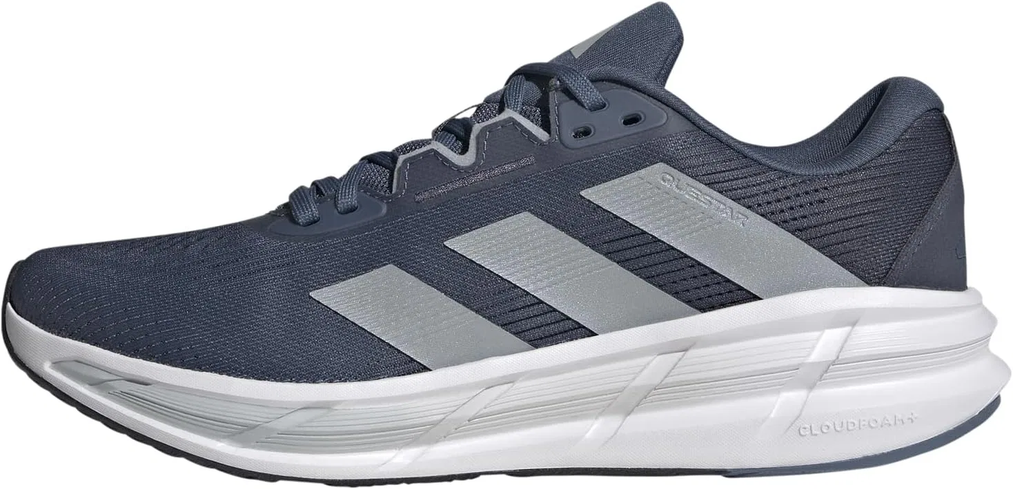 Мужские беговые кроссовки Adidas Questar 3, Preloved Ink Halo Silver Shadow Navy
