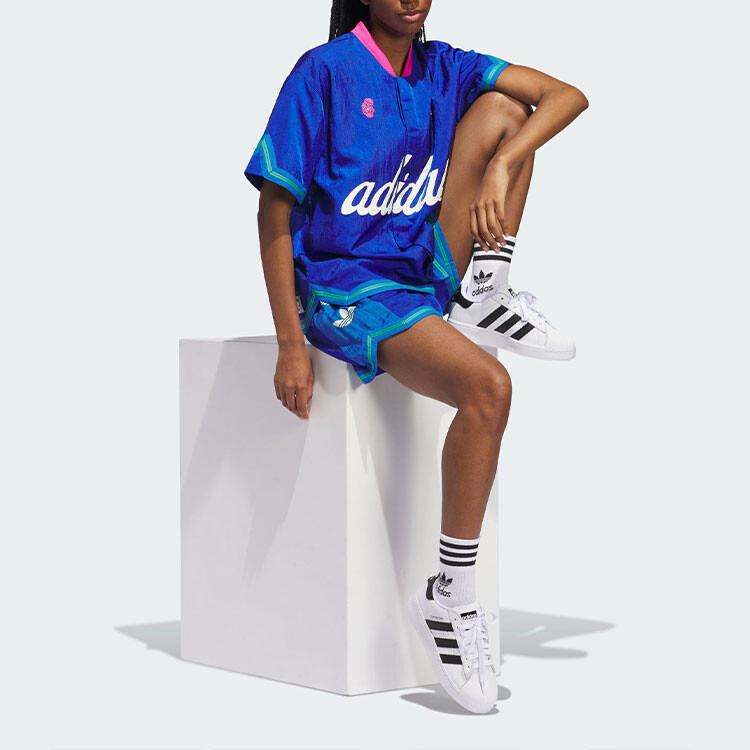 Баскетбольная майка унисекс Adidas Originals, цвет Blue — фото 2