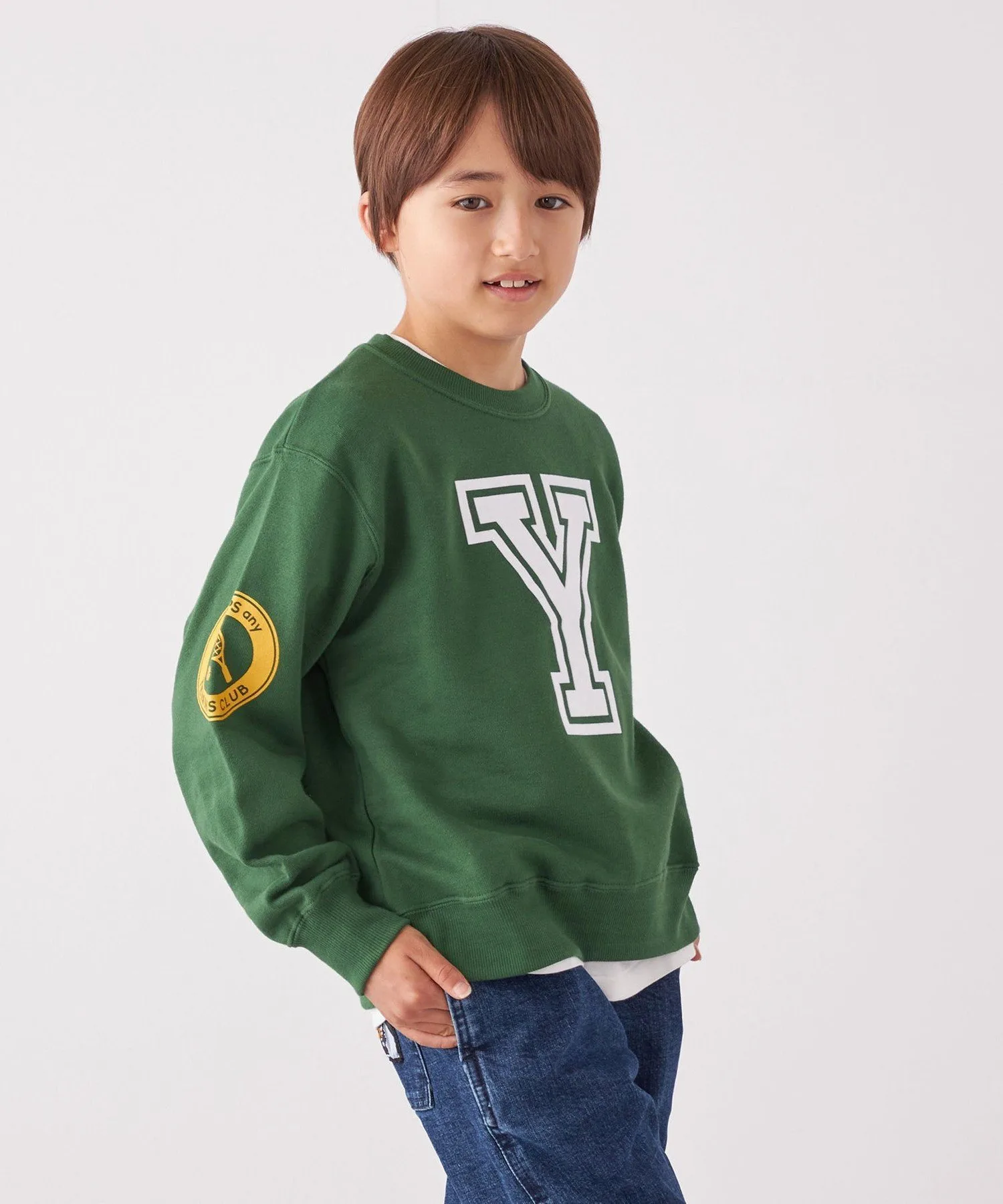 Толстовка Champion: Tennis Club с круглым вырезом (детская) SHIPS any, Green