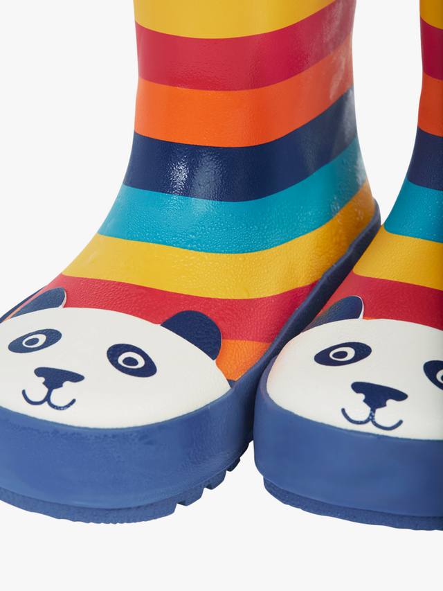 Детские резиновые сапоги Puddle Buster Frugi, Rainbow/Panda — фото 3