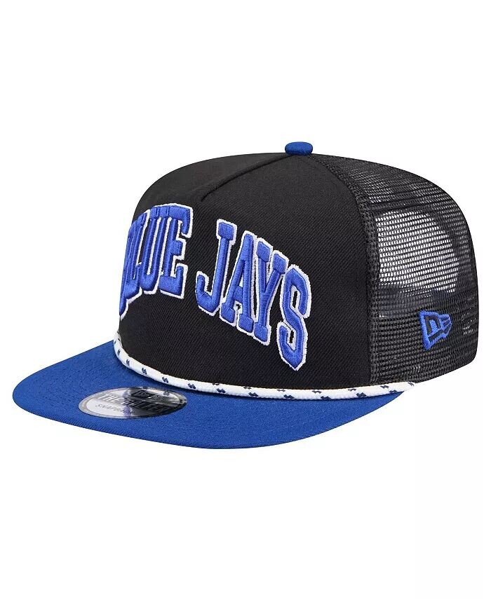 

Мужская черная кепка для гольфа Toronto Blue Jays Throwback с сетчатой ​​спинкой New Era, черный