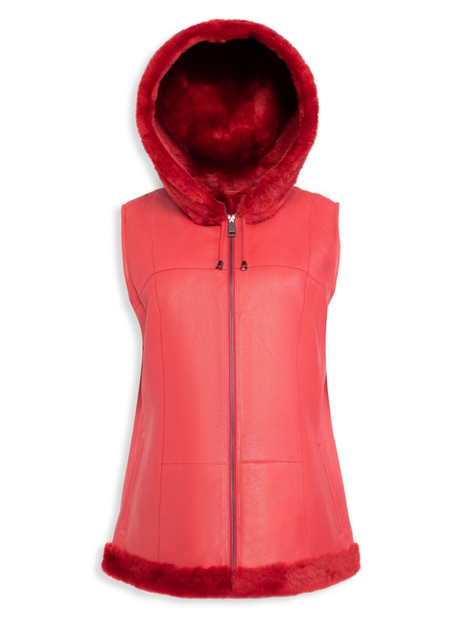 

Жилет с капюшоном из овчины Made For Generations WOLFIE FURS, цвет Scarlet, Красный, Жилет с капюшоном из овчины Made For Generations WOLFIE FURS, цвет Scarlet