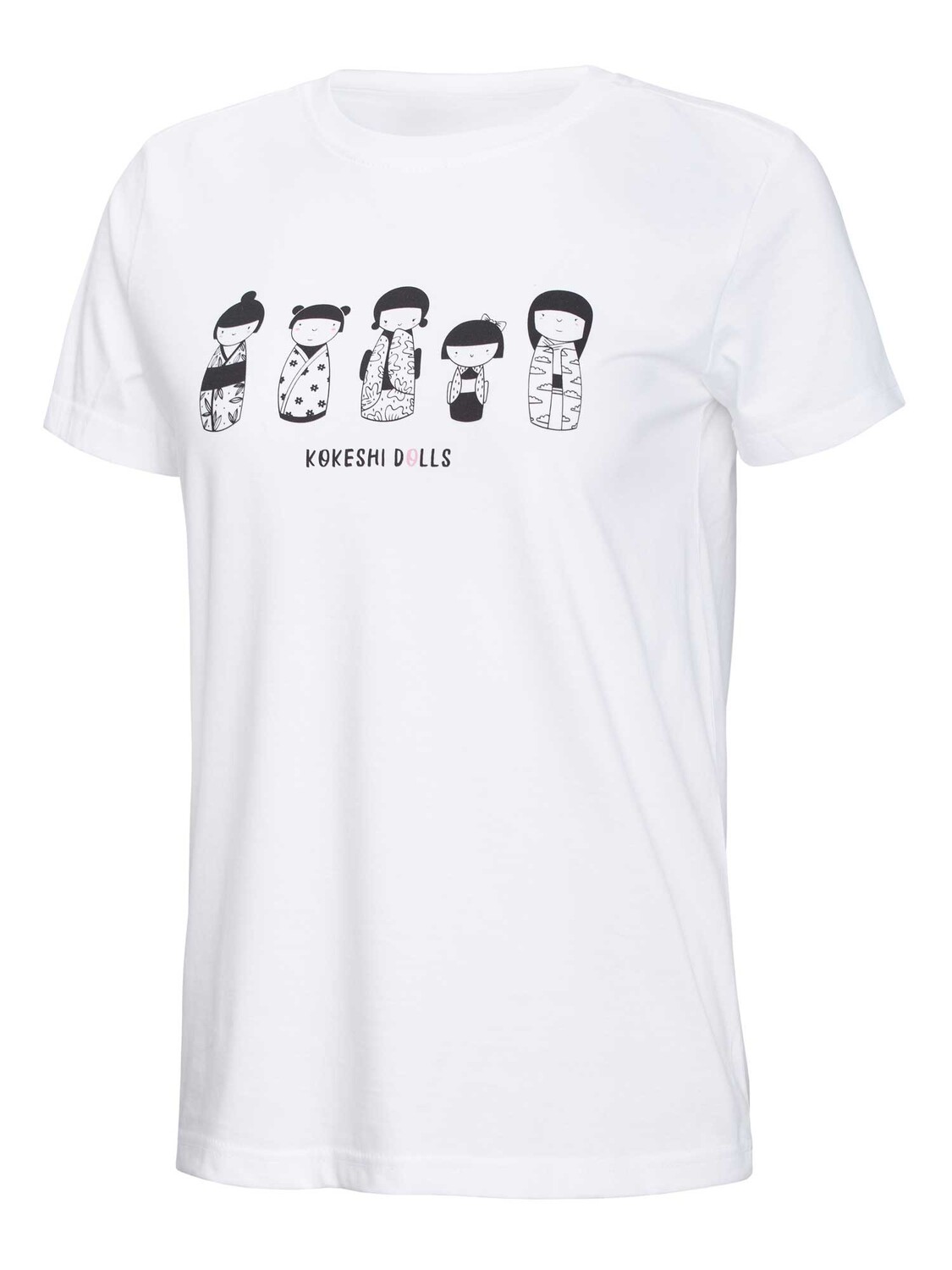 

Футболка Brille KOKESHI DOLLS, белый