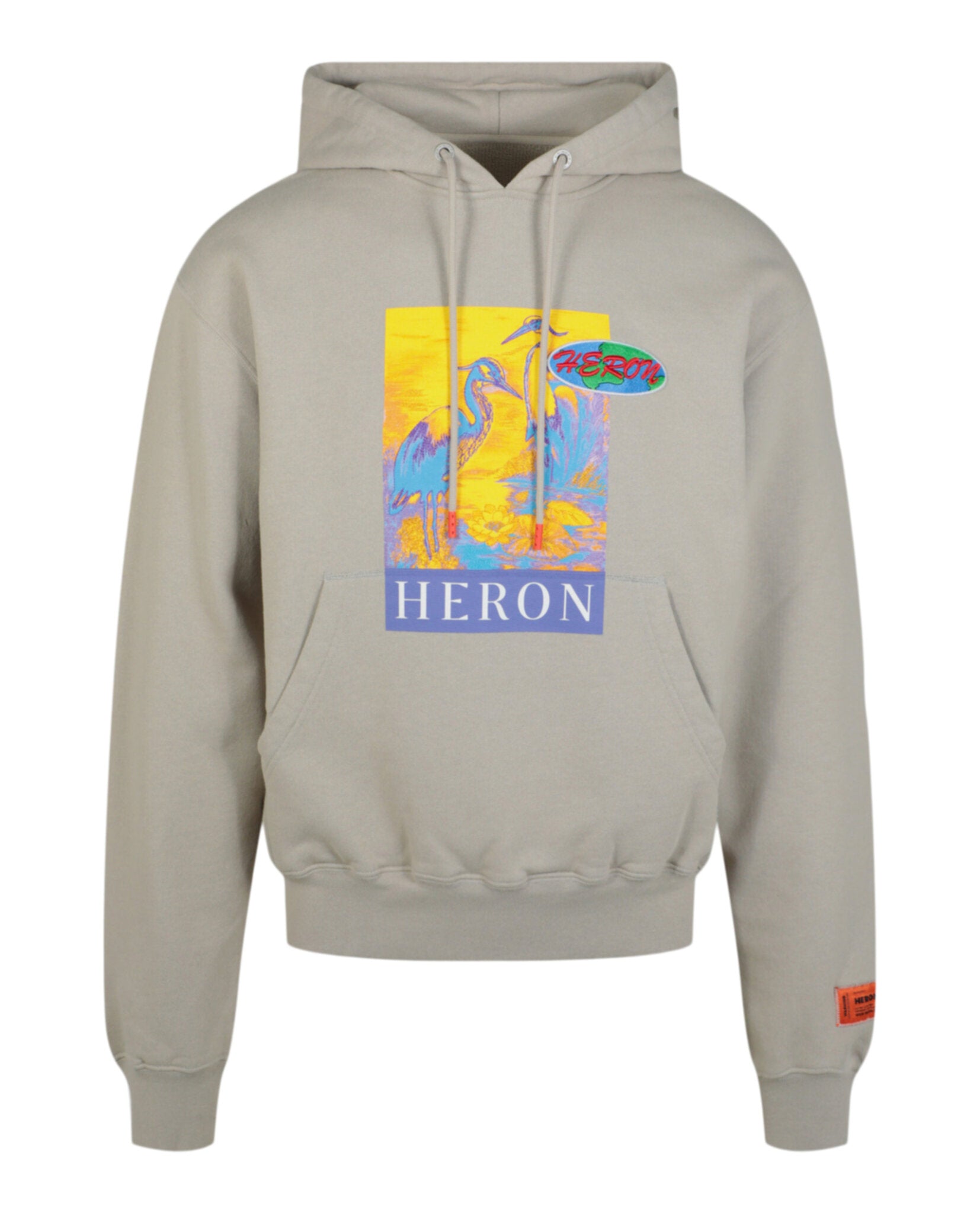 

Толстовка с капюшоном с логотипом KK22 Heron Preston, серый