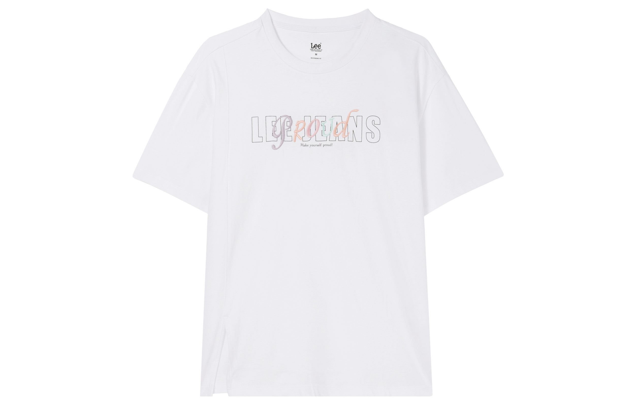 

Lee Обычная футболка женская белая, Белый, Lee Обычная футболка женская белая