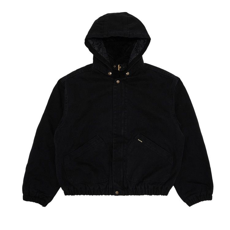

Куртка Supreme Faux Shearling Lined Bomber Jacket, Black