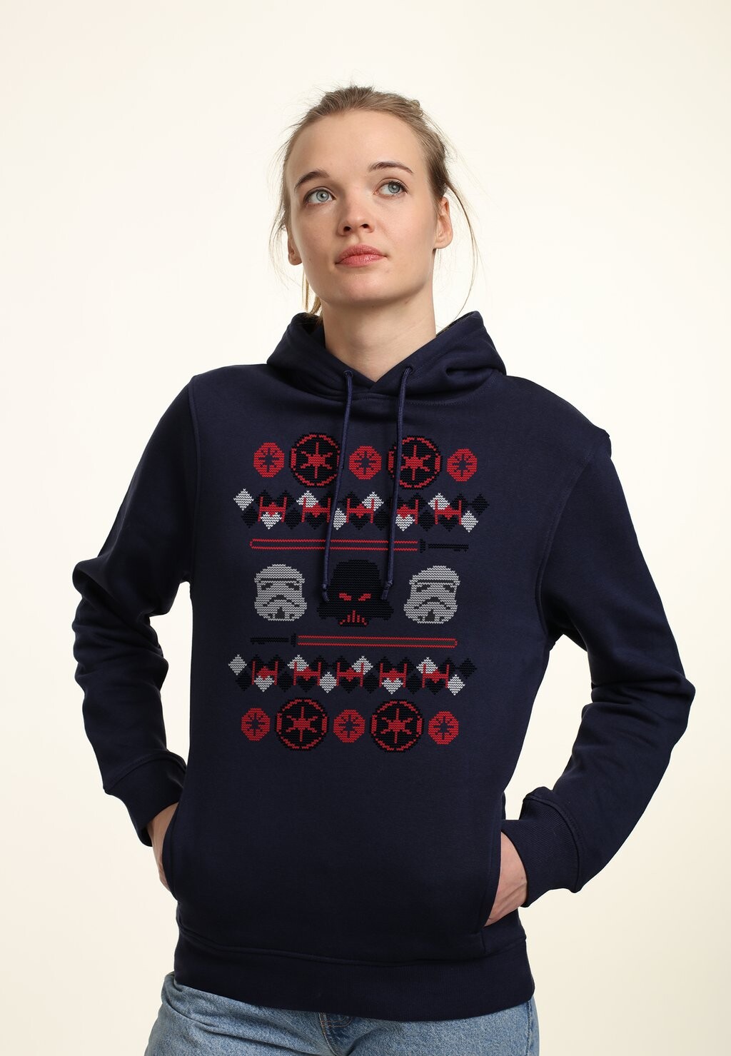 

Толстовка с капюшоном STAR WARS CLASSIC EMPIRE HOLIDAY Star Wars, темно-синий