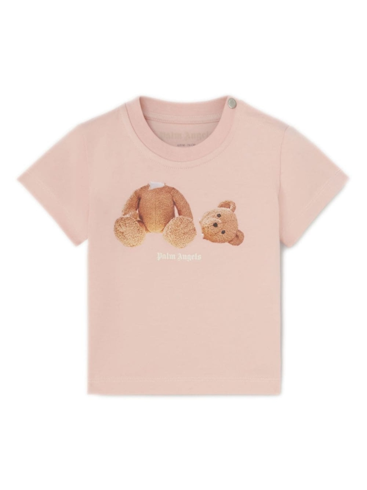 

Palm Angels Kids футболка Broken Bear, розовый